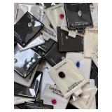 Lindenwold Synthetic Loose Gemstone Lot on Display Cards