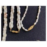Lot of Seed Pearl Necklaces, Bracelets, and Earrings