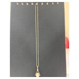 Sterling Silver Quartz and Onyx Pendant Necklaces