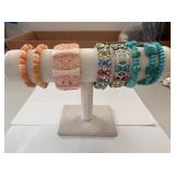 Collection of Fashion Jewelry Necklaces, Bracelets, and Earrings