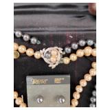 Lot of Freshwater Cultured Pearl Jewelry with Necklaces, Bracelets, and Earrings