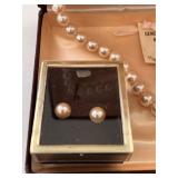 Lot of Freshwater Cultured Pearl Jewelry with Necklaces, Bracelets, and Earrings
