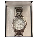 Fahrenheit Quartz Stainless Steel Wristwatch with Box