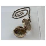 Collection of 4 Vintage Pocket Watches with Chains and Engraved Cases