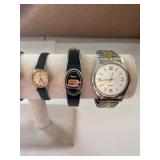 Lot of 7 Quartz Wrist Watches Mixed Styles and Bands