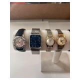 Lot of 7 Quartz Wrist Watches Mixed Styles and Bands