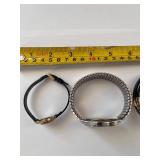 Lot of 7 Quartz Wrist Watches Mixed Styles and Bands