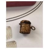 Collection of Vintage Costume Jewelry and Accessories with Case