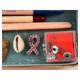 Collection of Vintage Costume Jewelry and Accessories with Case