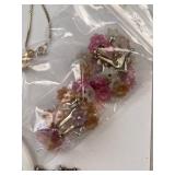 Large Assorted Costume Jewelry Collection with Earrings, Brooches, and Accessories