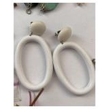 Large Assorted Costume Jewelry Collection with Earrings, Brooches, and Accessories