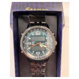 Stauer Metropolis Chronograph Watch with Bracelet and Box