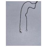 Stauer Snowflake Pendant Necklace with Chain in Box
