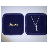 Stauer Diamond Spike Pendant Necklace in Original Box