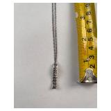 Stauer Diamond Spike Pendant Necklace in Original Box