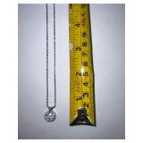 Stauer Dancing Sparkle Diamond Aura Necklace and Earrings Set