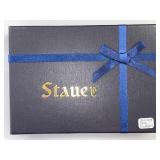 Stauer Blue Pendant Necklace and Earring Set with Gift Box