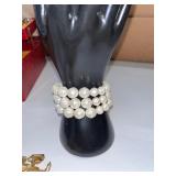 Costume Jewelry Lot with Dragons Breath Clip Earrings, Brooches, Rings, and Necklaces