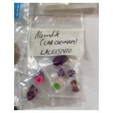 Collection of Lab-Created Alexandrite and Loose Gemstones