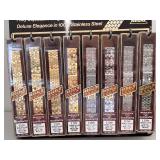 Set of 8 Adjusto-Flex Regal II Stainless Steel Watch Bands in Package