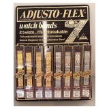 Adjusto-Flex Display Set of 8 Regal II Stainless Steel Watch Bands