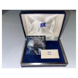 Samuel Kirk & Son Sterling Silver Flower of the Month June Rose Cuff Bracelet with Box