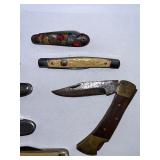 Collection of 8 Vintage Pocket Knives and Multi-Tools