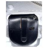 Harley-Davidson Pocket Watch with Chain and Leather Case