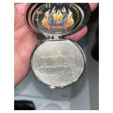 Harley-Davidson Pocket Watch with Chain and Leather Case