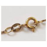 Heart Shaped Ruby Pendant 18 KT Gold Over Sterling Silver Necklace