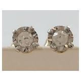 10K Gold Diamond Stud Earrings from JCPenney