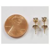 10K Gold Diamond Stud Earrings from JCPenney