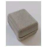 Elegant Ring with Purple Gemstone and Clear Stones