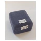 10 KT Gold Genuine Emerald Stud Earrings in Box