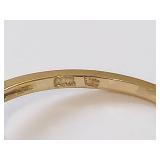 Ruby and Diamond Ring in Gold Setting, Size 7