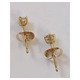 1/8 CTTW Diamond Stud Earrings in 14KT Gold from Kohl