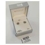 14K & Sterling Silver Love Knots Earrings from Macy