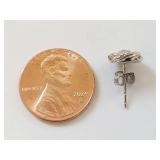 14K & Sterling Silver Love Knots Earrings from Macy