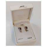 10K Gold Onyx & Diamond Accent Earrings