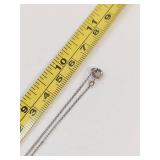 Elegant Silver Necklace with Intricate White Opal Pendant