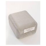 18KT Gold Over Sterling Silver Ring & Earrings Set with Diamond Accents