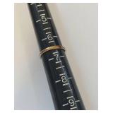 Vintage Style Ring with Dark Gemstone