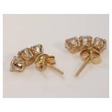 14KT Gold Diamond Earrings