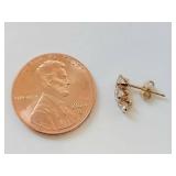 14KT Gold Diamond Earrings