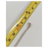 Sterling Silver Necklace with Cultured Pearl Pendant