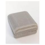 Set of 6 Genuine Stone Stud Earrings 18 KT Gold Over Sterling Silver