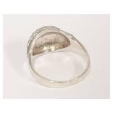 Vintage Sterling Silver Marcasite Ring 925