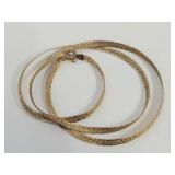 925 Italy Gold Chain Necklace