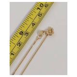 Heart-Shaped Sapphire Pendant Necklace 18KT Gold Over Sterling Silver