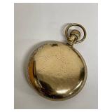 Vintage Waltham Gold Pocket Watch with Roman Numerals